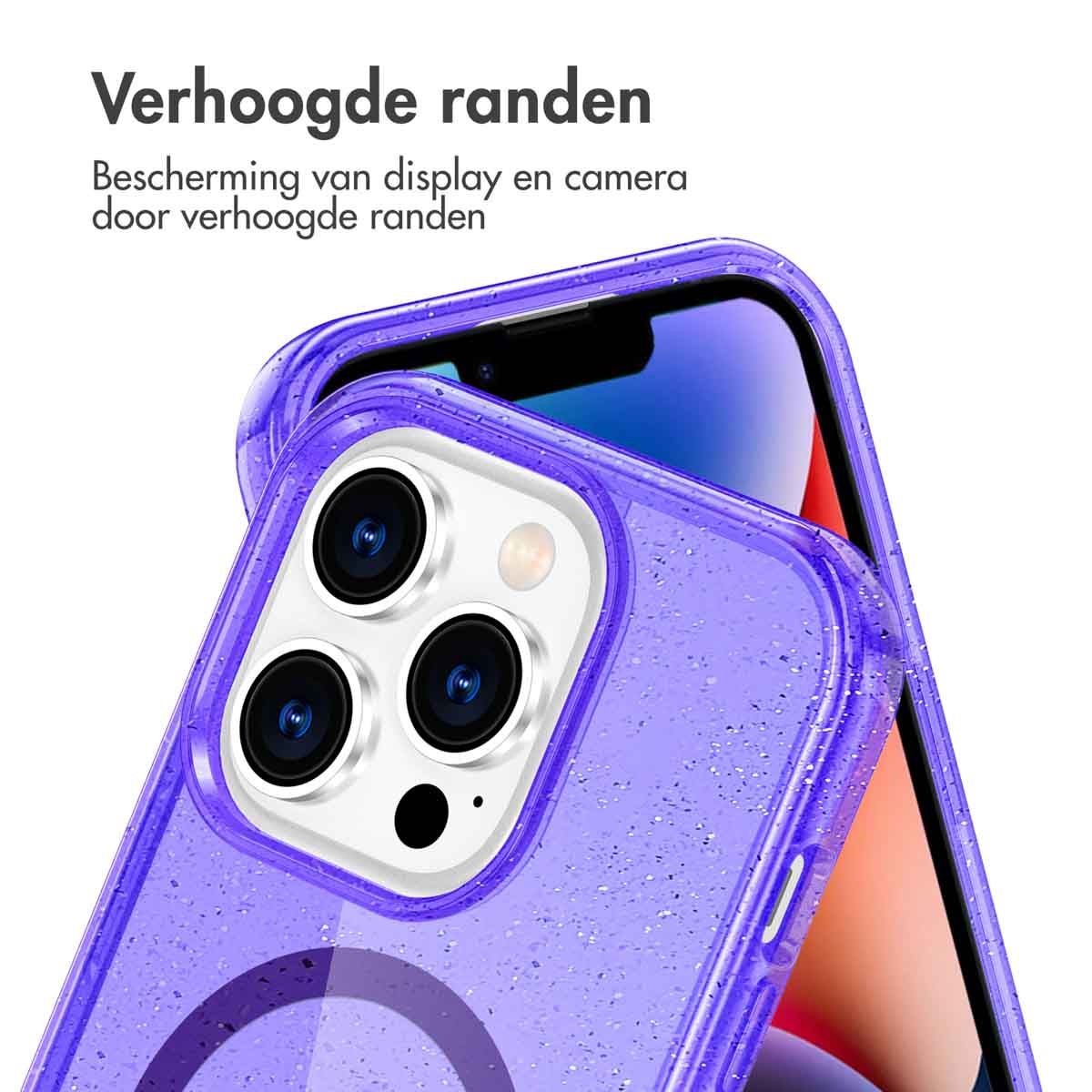 IMOSHION Coque arrière compatible avec iPhone 13 Pro Étui de Téléphone voor Apple iPhone 13 Pro Violet