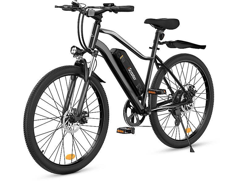 ISCOOTER EB3 Citybike (Laufradgröße: 26 Zoll, Unisex-Rad, black)
