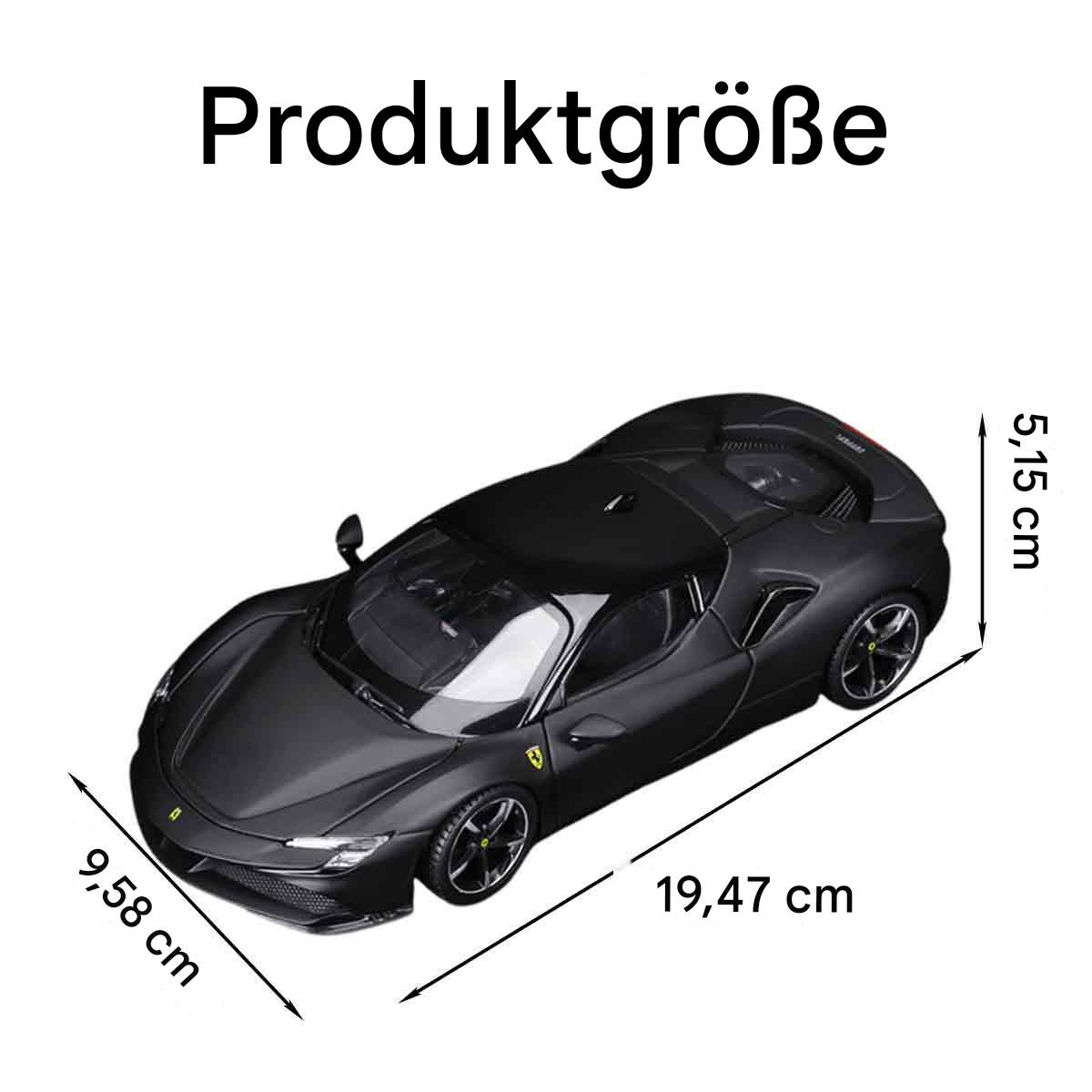 Ein Autoradio-Bildschirm mit einem App-Menü. Darunter zeigen zwei Telefone CarPlay- und Android Auto-Funktionen.