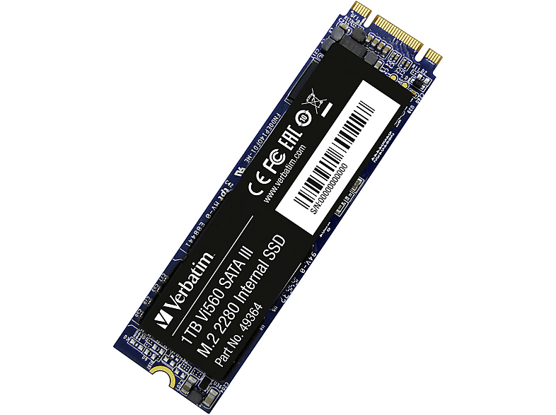 VERBATIM 49364 2.5'' SSD 1TB VI560 S3 M.2, 1 TB, SSD, 2,5 Zoll, intern