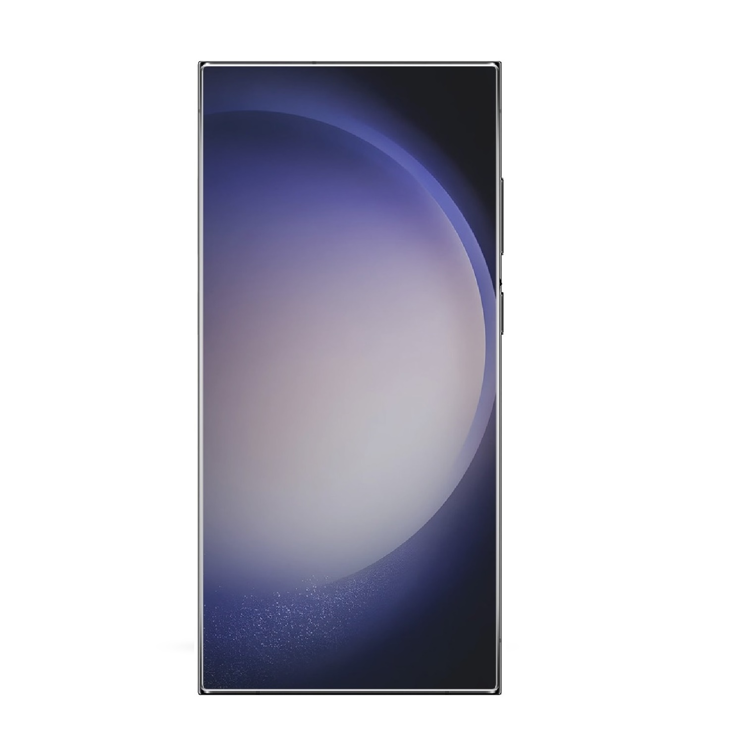 Ein Smartphone mit Displayschutzfolie, mit Symbolen für Funktionen wie HD-Klarheit und starke Haftung.