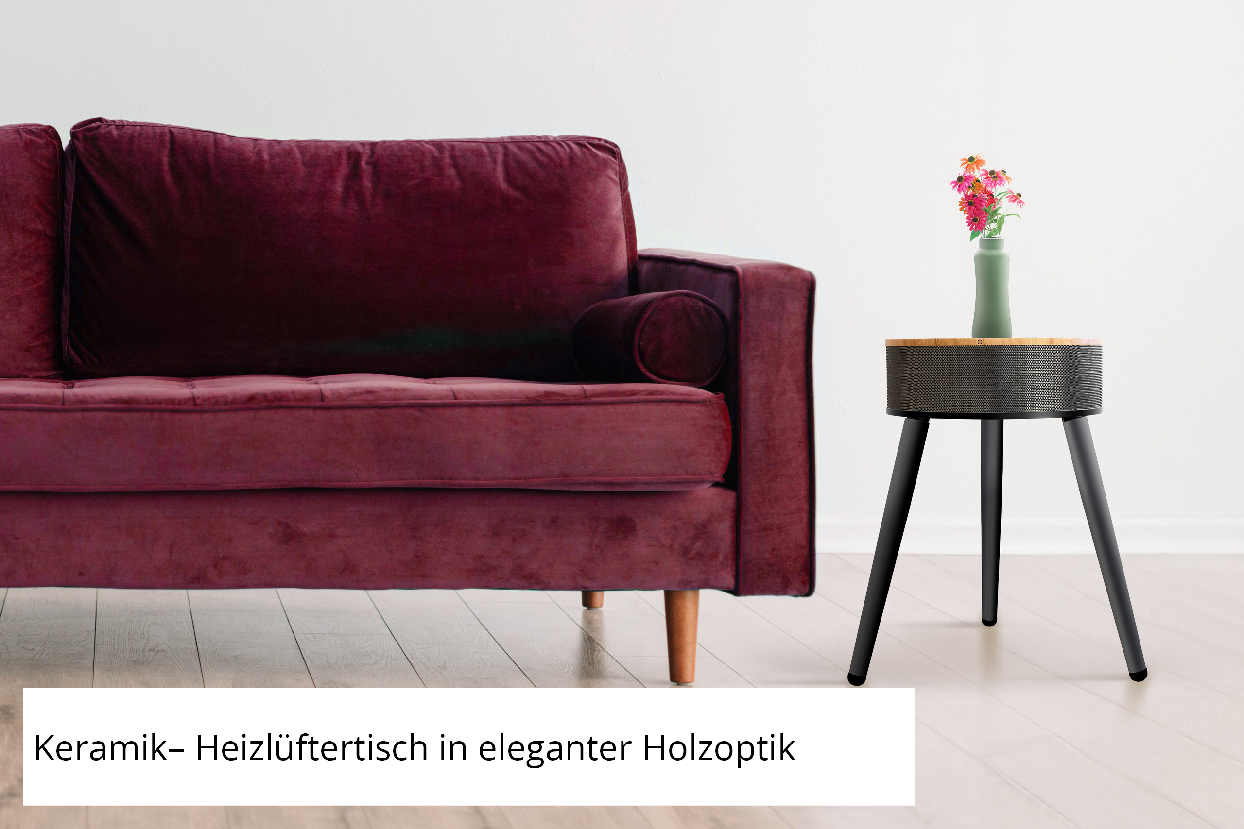 UNOLD 86545 HEIZLÜFTERTISCH HENRY Heizlüfter (2000 Watt, Raumgröße: 30 m²)