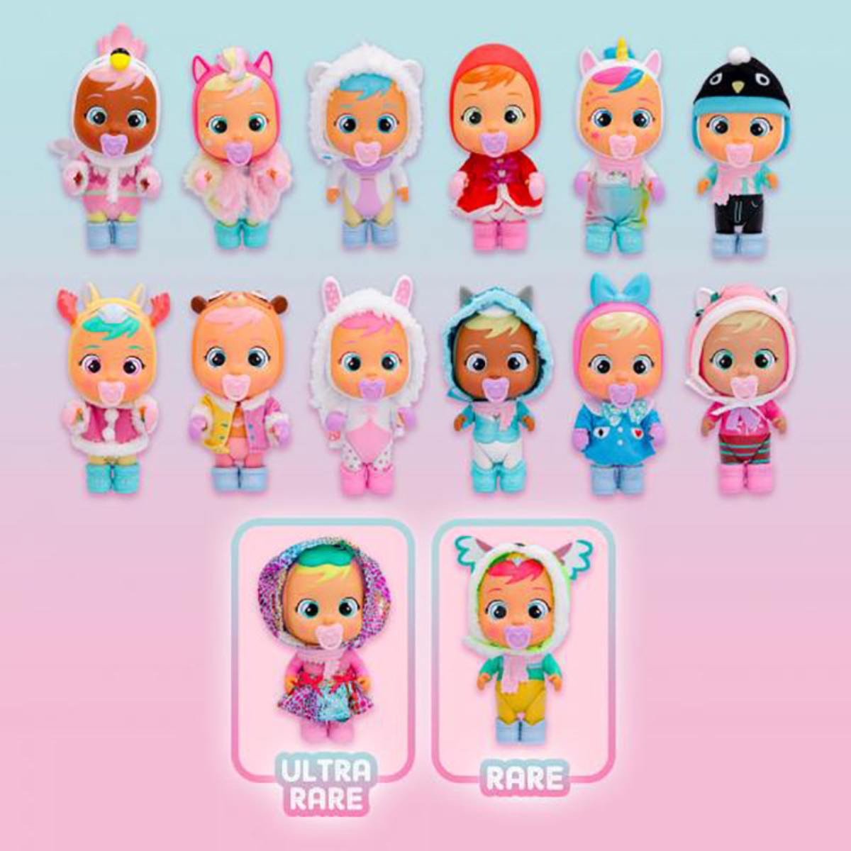 Colección de muñecas Cry Babies Magic Tears. Incluye muñecas raras y ultra raras.