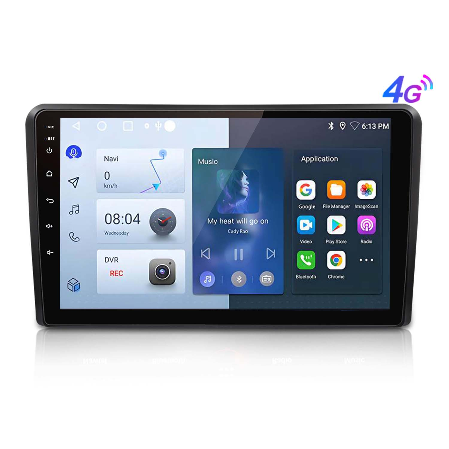 Autoradio Android 7 Pollici Per Audi A3 8P (2003-2012) - 8 Core, 4+64GB, Wireless CarPlay, GPS, DAB, Telecamera Posteriore - Foto 8