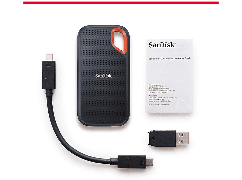 SANDISK SDSSDE61-8T00-G25 EXTREME PORT SSD 8TB, 8 TB SSD, extern