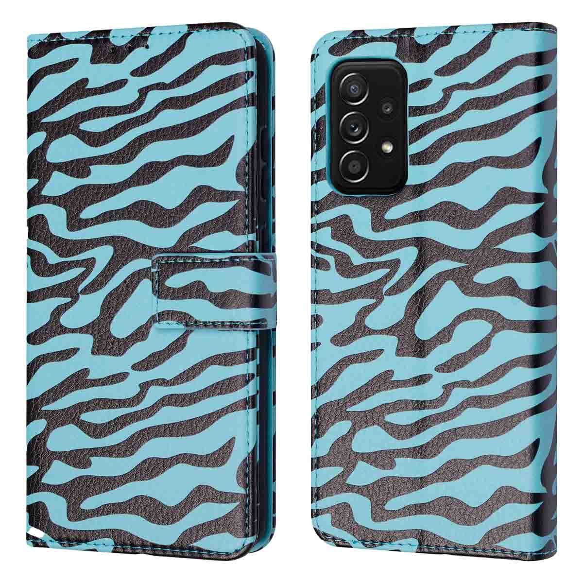IMOSHION Design Bookcase Telefoonhoesje voor Samsung Samsung Galaxy A52 (4G)/Samsung Galaxy A52s/Samsung Galaxy A52 (5G) Meerkleurig