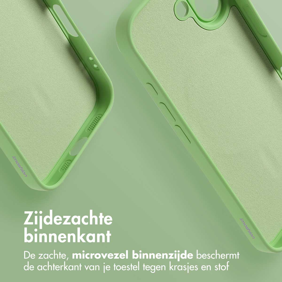 IMOSHION Coque colorée compatible avec iPhone 16 Étui de Téléphone voor Apple iPhone 16 Vert