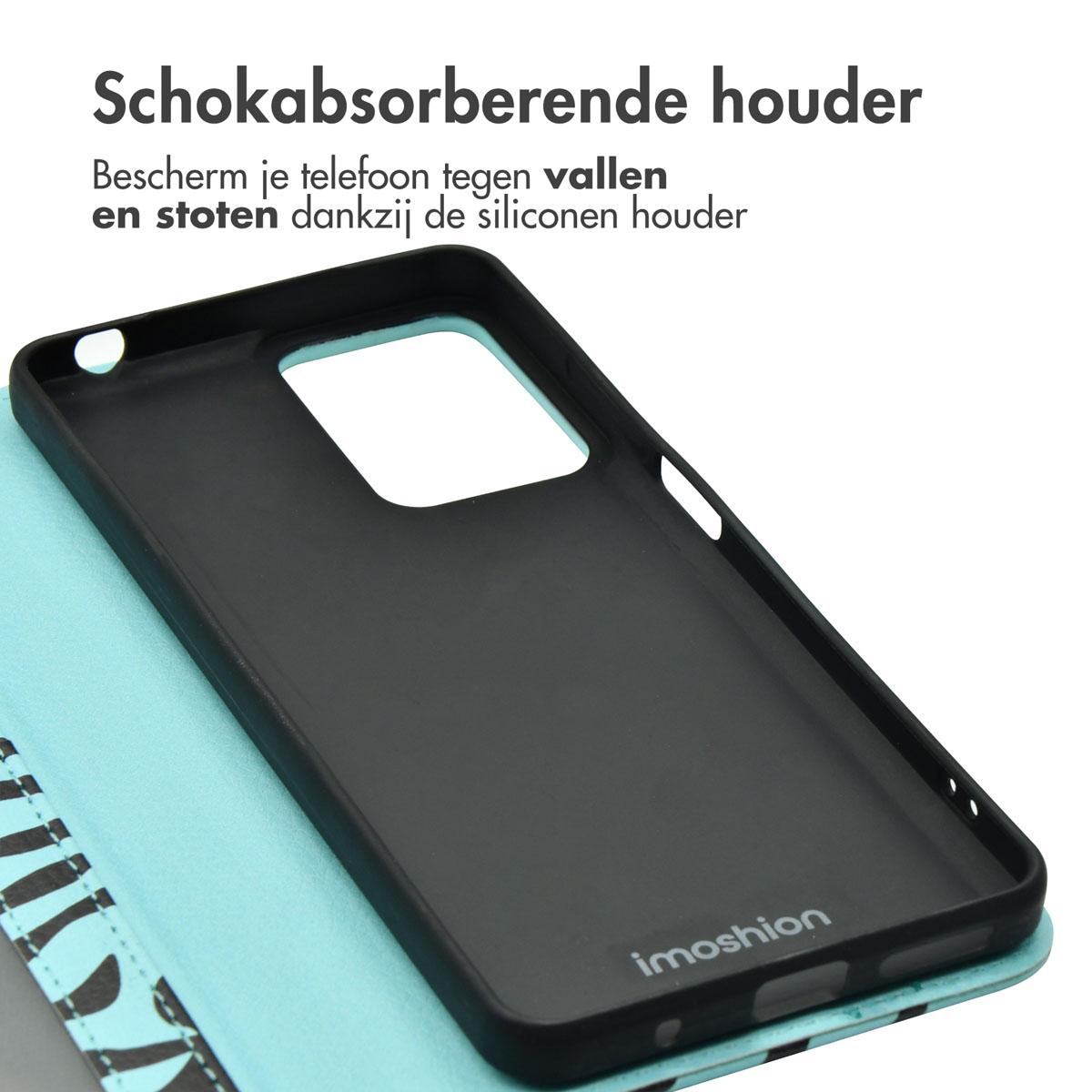 IMOSHION Design Bookcase Telefoonhoesje voor Motorola Motorola Moto G24 Power Meerkleurig
