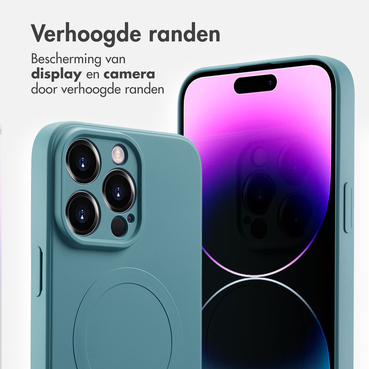 IMOSHION Coque colorée compatible avec iPhone 14 Pro Max Étui de Téléphone voor Apple iPhone 14 Pro Max Turquoise