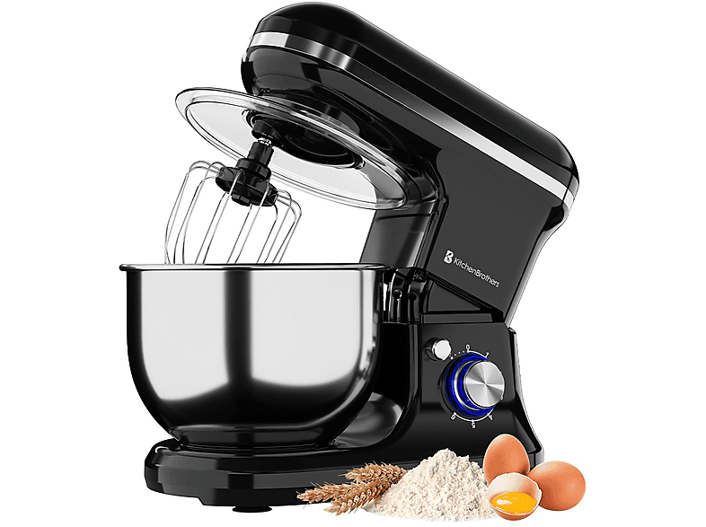 KITCHENBROTHERS KB4046 Keukenmachine Zwart 1200 W