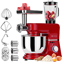 MediaMarkt KITCHENBROTHERS KB799 Keukenmachine Rood aanbieding