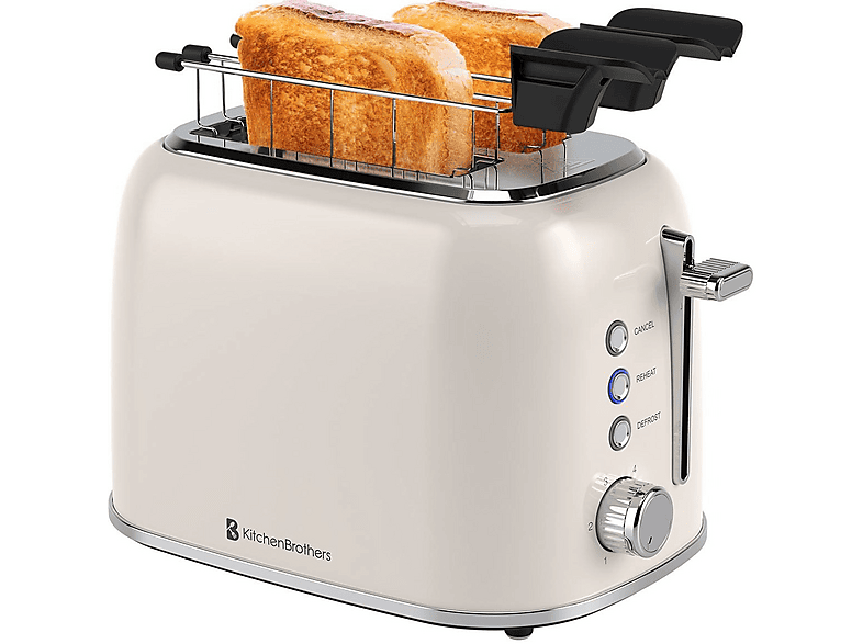 KITCHENBROTHERS KB797 Broodrooster Beige