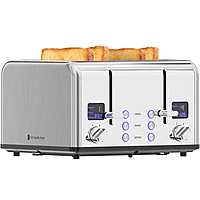 MediaMarkt KITCHENBROTHERS KB4005 Broodrooster RVS aanbieding