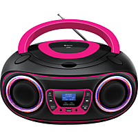 MediaMarkt DENVER TDB212 Draagbare DAB Radio CD Speler Kinderen Roze aanbieding