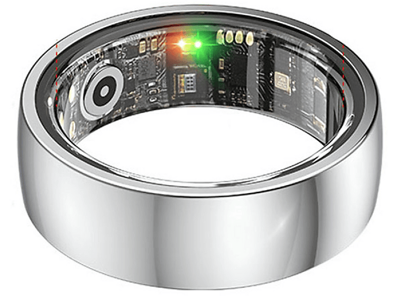 INF 354305 Smart Ring Edelstahl / Harz-Silikon, Silber