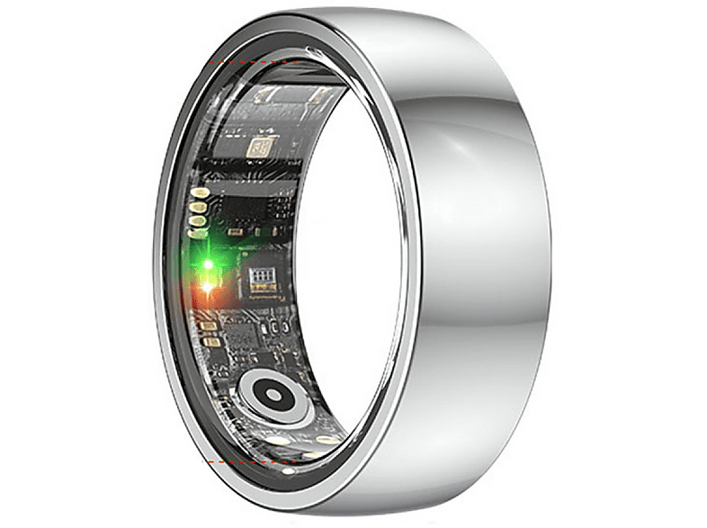 INF 354307 Smart Ring Edelstahl / Harz-Silikon, Silber