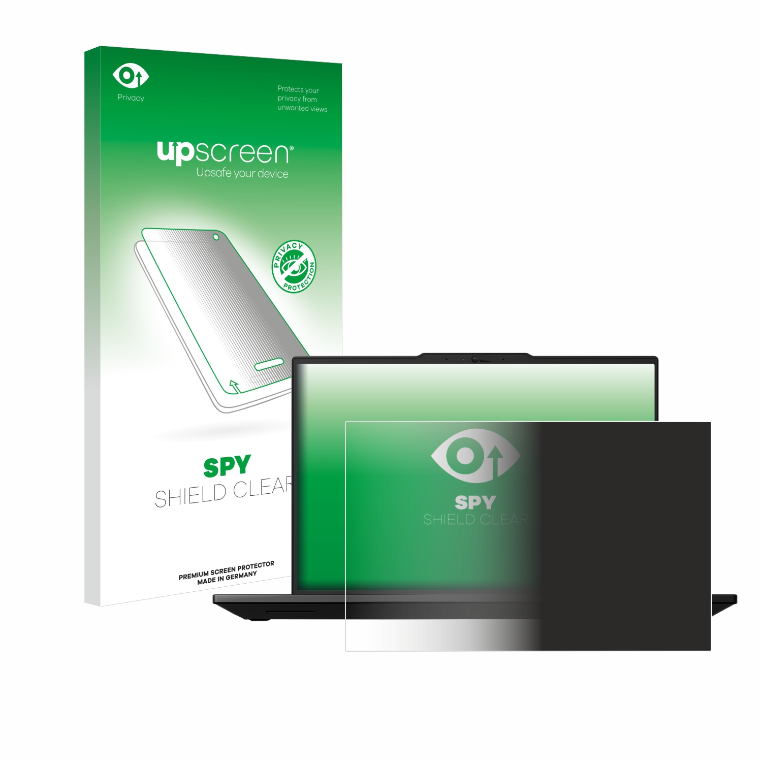 Upscreen Anti-Spy Blickschutzfolie Für Lenovo ThinkPad P14s Gen 5 14.5 - Made In Germany Privacy Folie Mit Blaulichtfilter