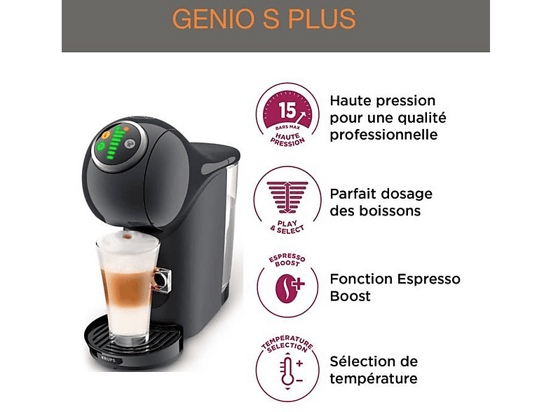 KRUPS KP340B10 Kaffeemaschine, Schwarz