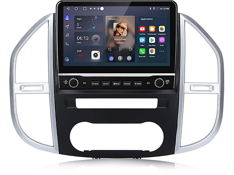6+128G Für Benz W447 2014-2024 Carplay Autoradio Android   3v1|135642378948|0