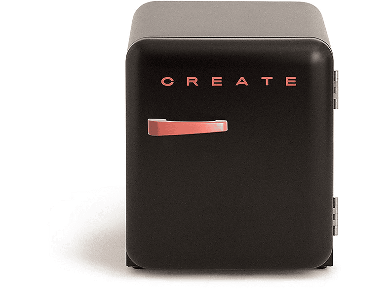 Frigorifico Mini CREATE FRIDGE RETRO 48L Altura 50 cm Black MediaMarkt