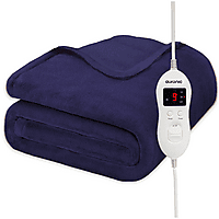 MediaMarkt AURONIC AU3242 - Elektrische warmtedeken Elektrische deken Blauw aanbieding
