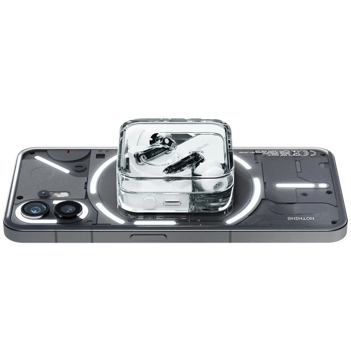 Ręka osoby naciskająca przycisk start w interfejsie konsoli do gier.