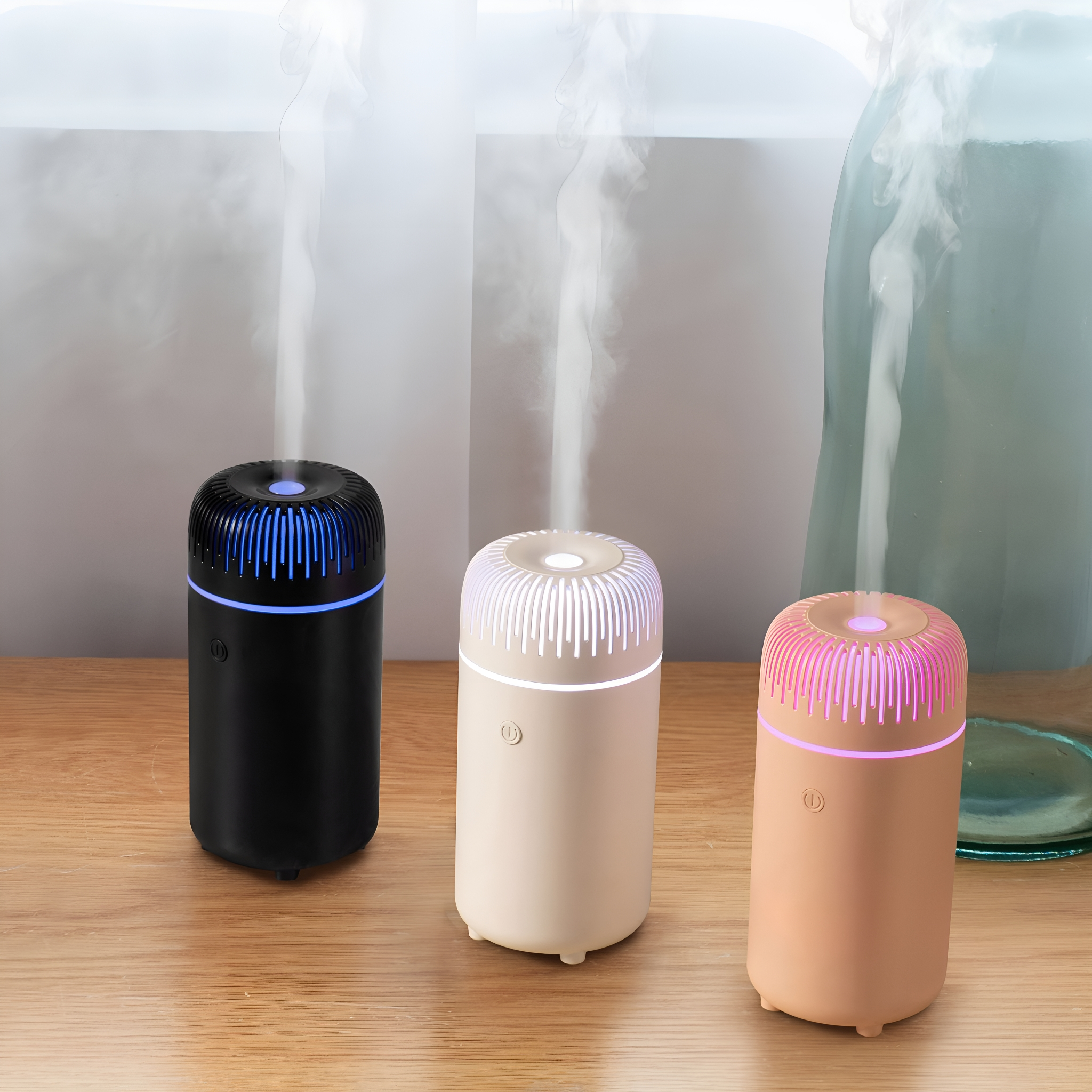 HIYORI Mini-Aroma Diffuser mit Ultraschalltechnologie Luftbefeuchter ...
