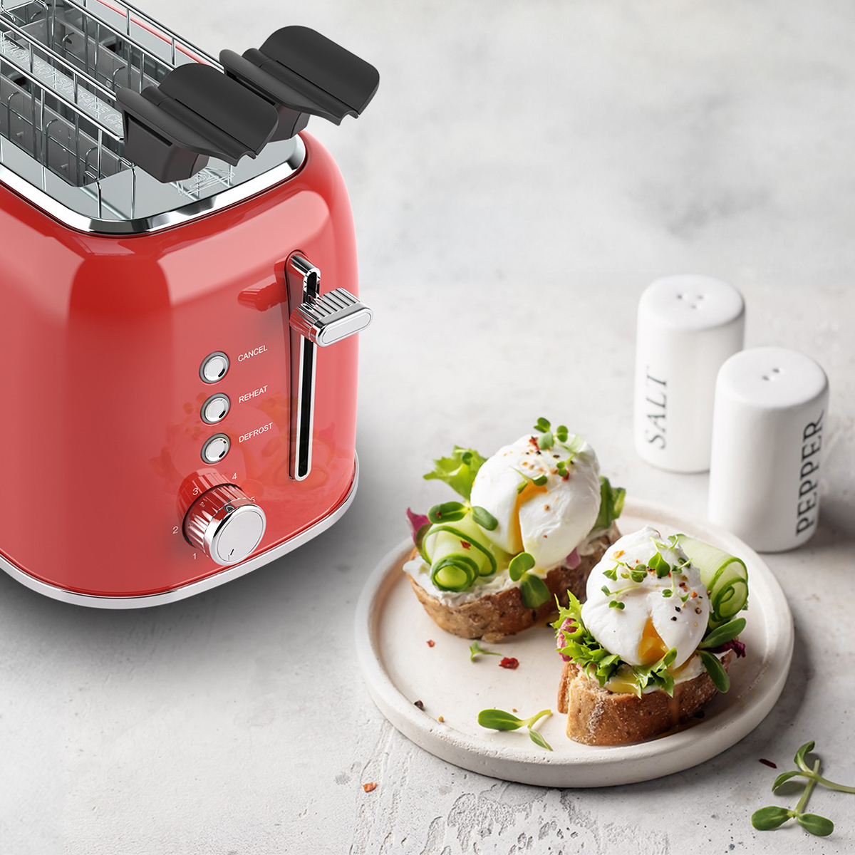 Steek bevroren brood direct in de toaster