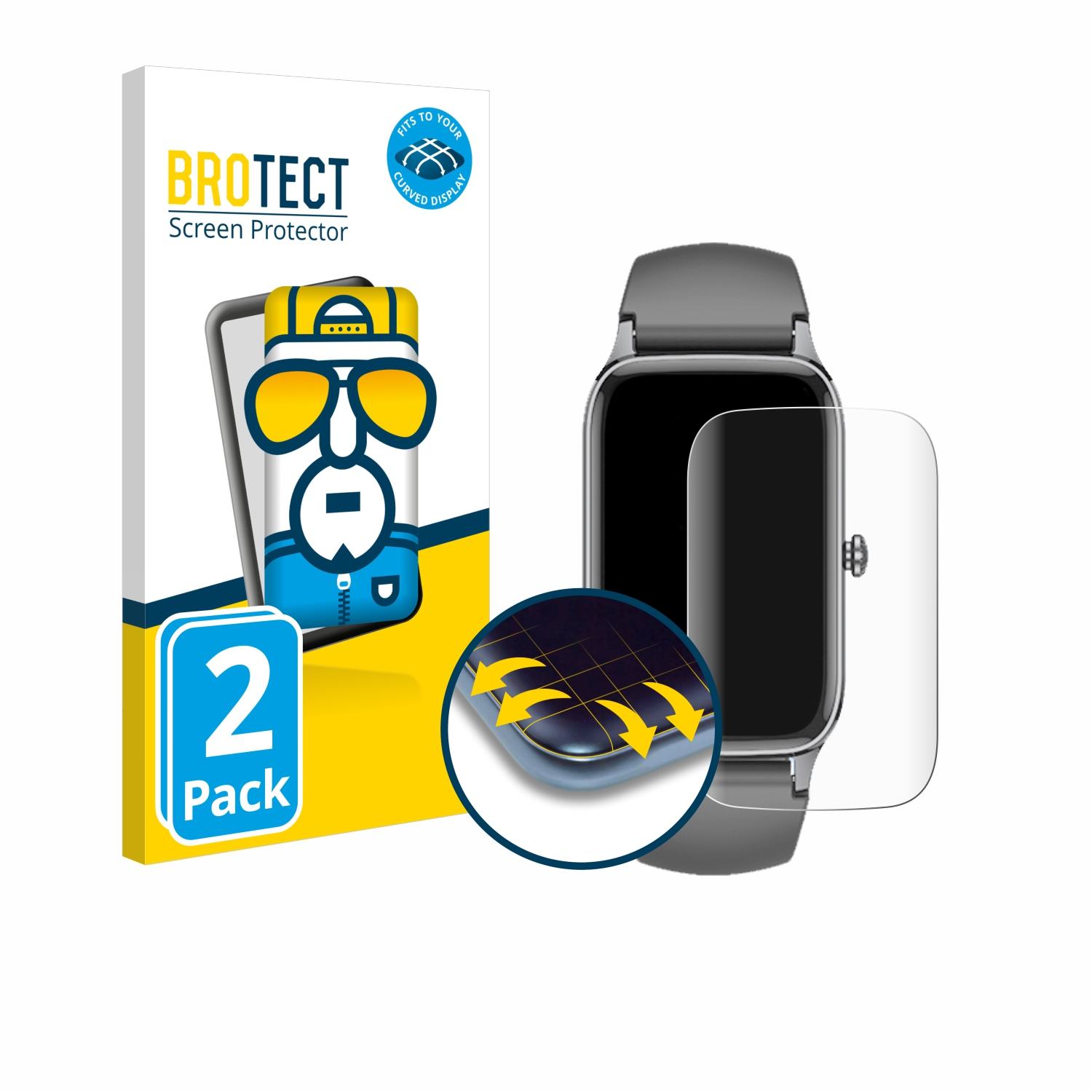 Ecultor 2x Schutzfolie 3D Matt Für Soudorv P97D1 - Made In Germany, Full Cover