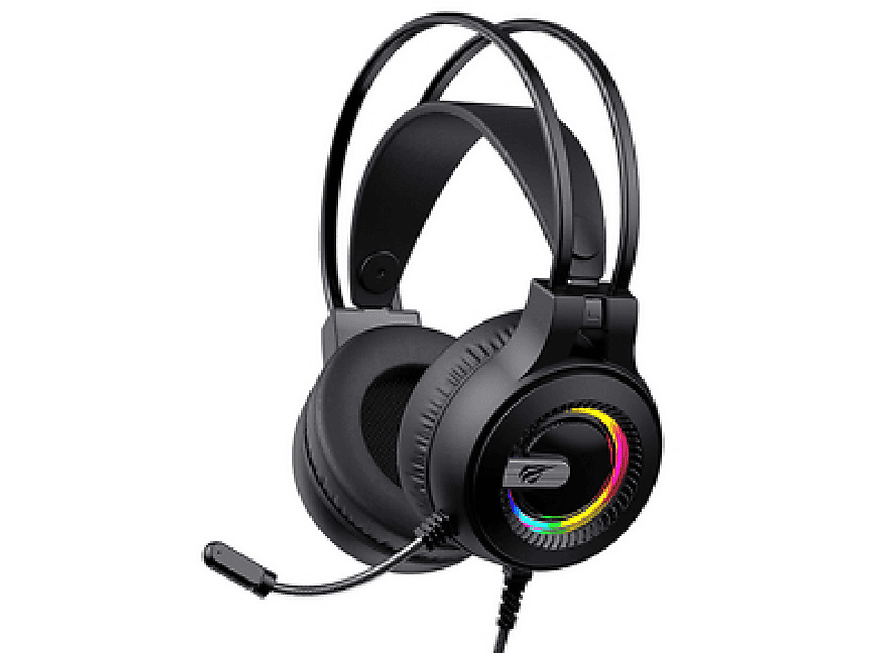 Supporto Cuffie Havit Con RGB, Hub USB 2 Porte E Audio Surround 7.1, Per Gamer