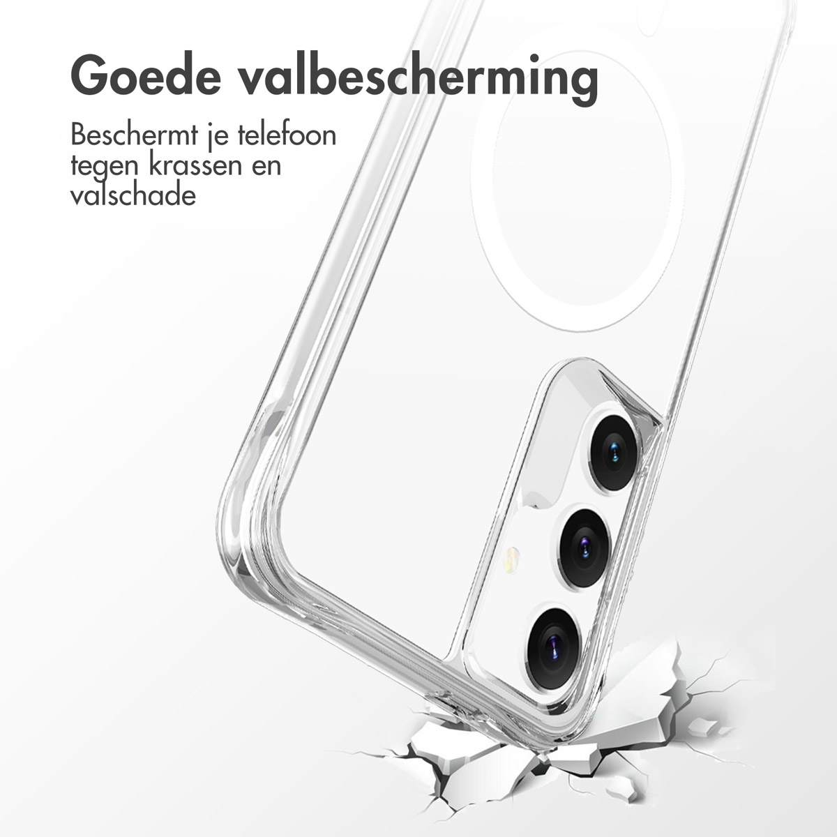 IMOSHION Transparante coque compatible avec Samsung Galaxy S25 Plus Étui de Téléphone voor Samsung Samsung Galaxy S25 Plus Transparent