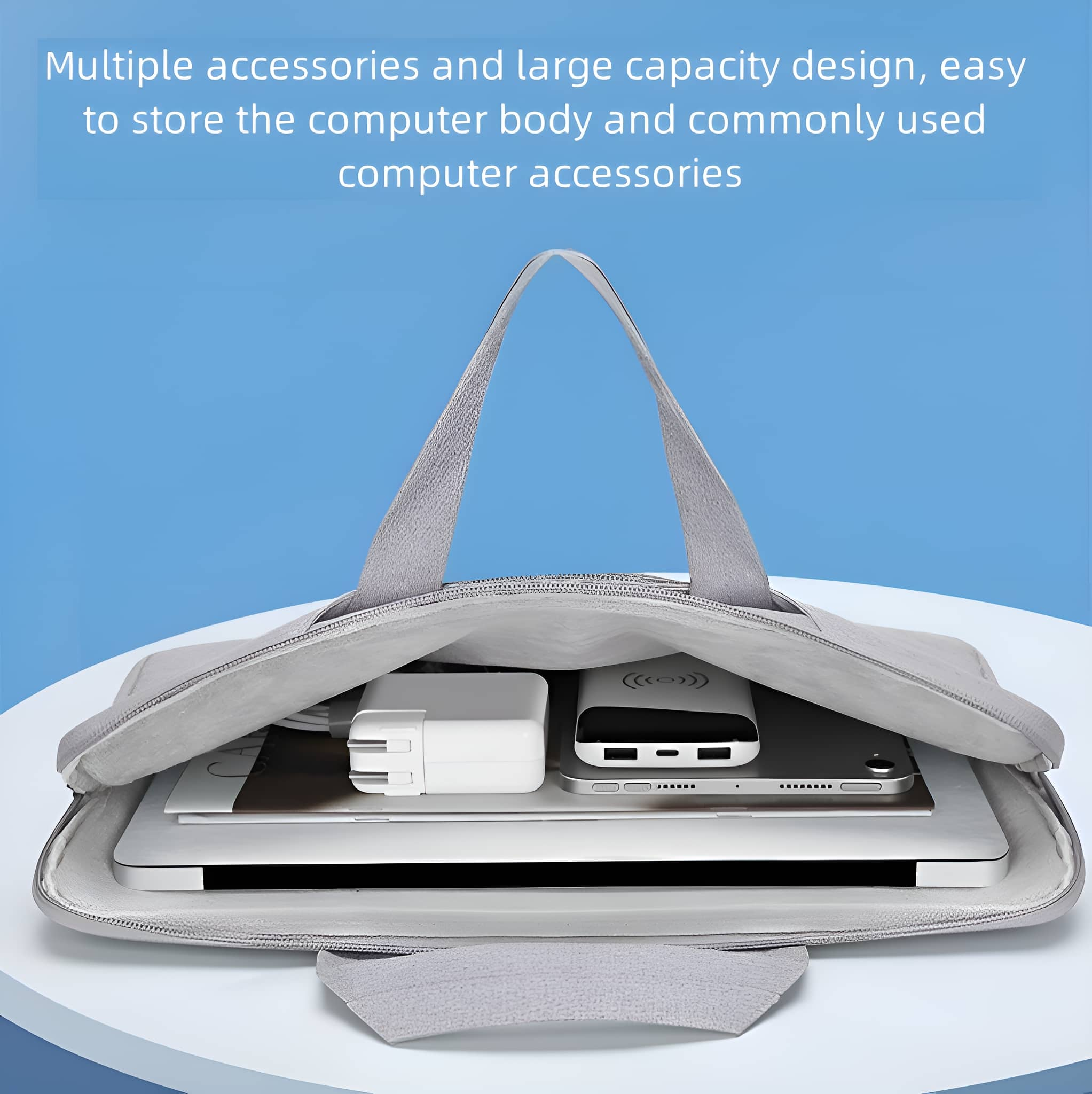 DECOME 14 Zoll Laptop Tasche Große Kapazität Robustes Kratzfestes