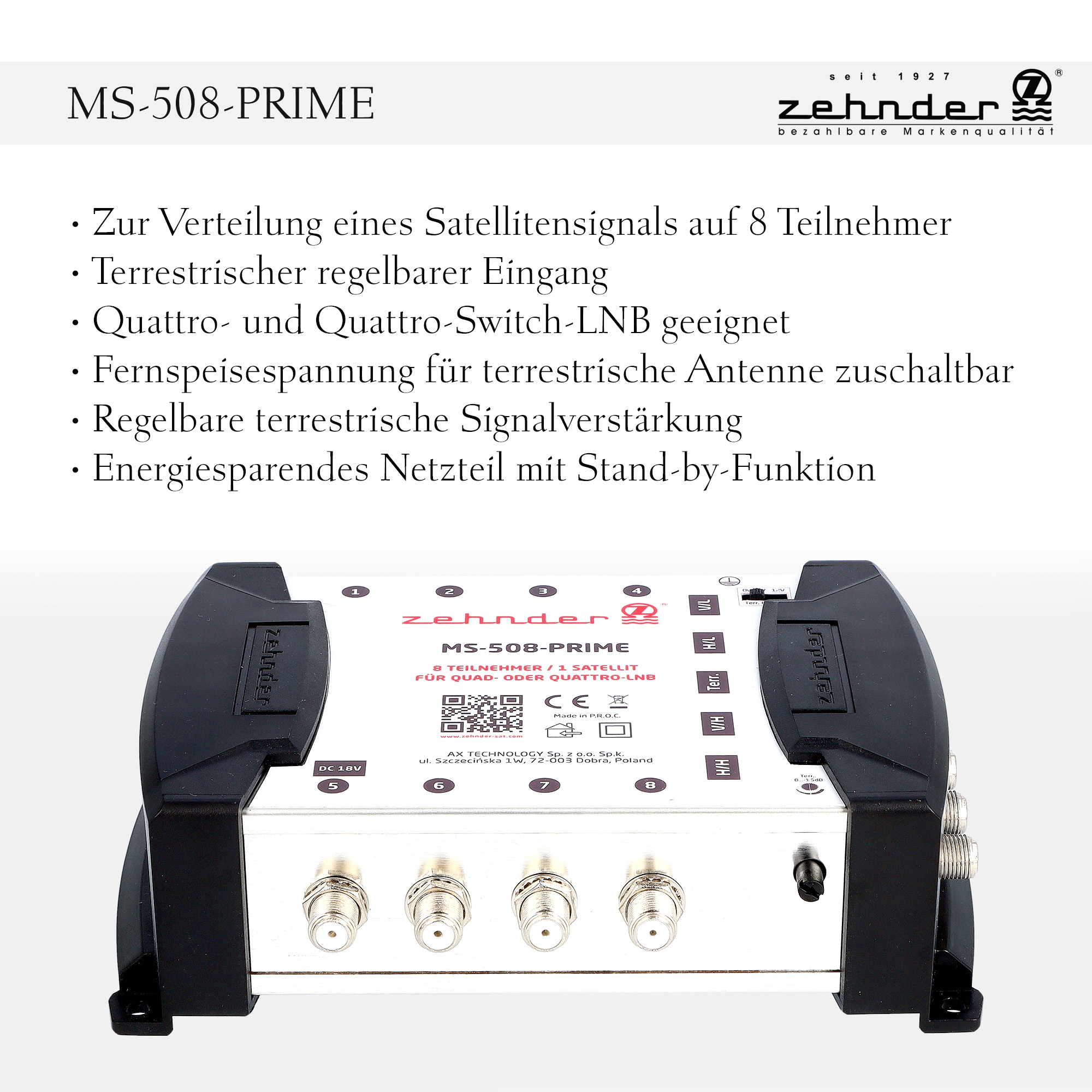 Elektronisches Gerät mit mehreren Anschlussports.