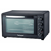 MediaMarkt TECHWOOD TFO-606 Vrijstaande oven Zwart aanbieding