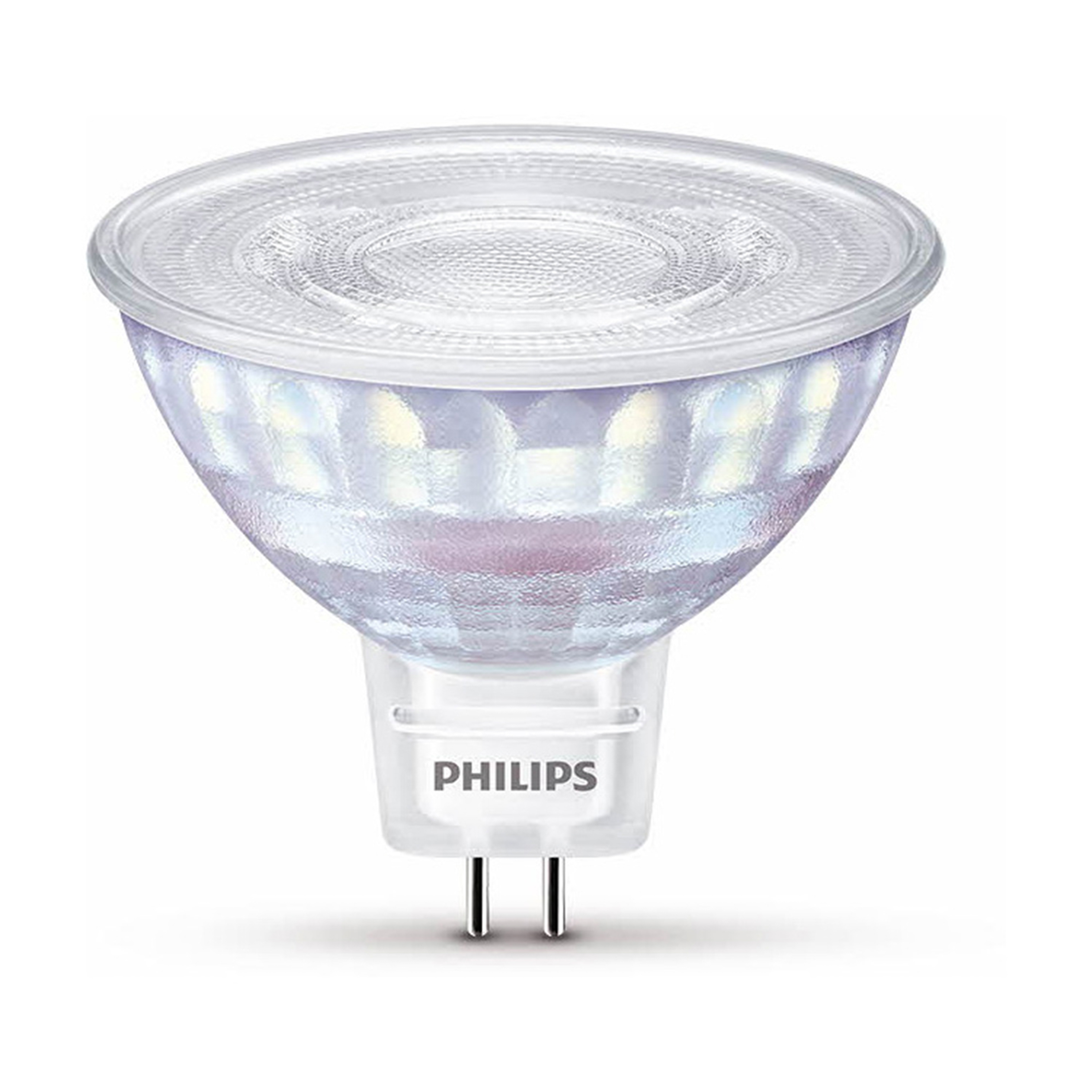 Een enkele Philips LED-lamp, ontworpen voor gericht licht.