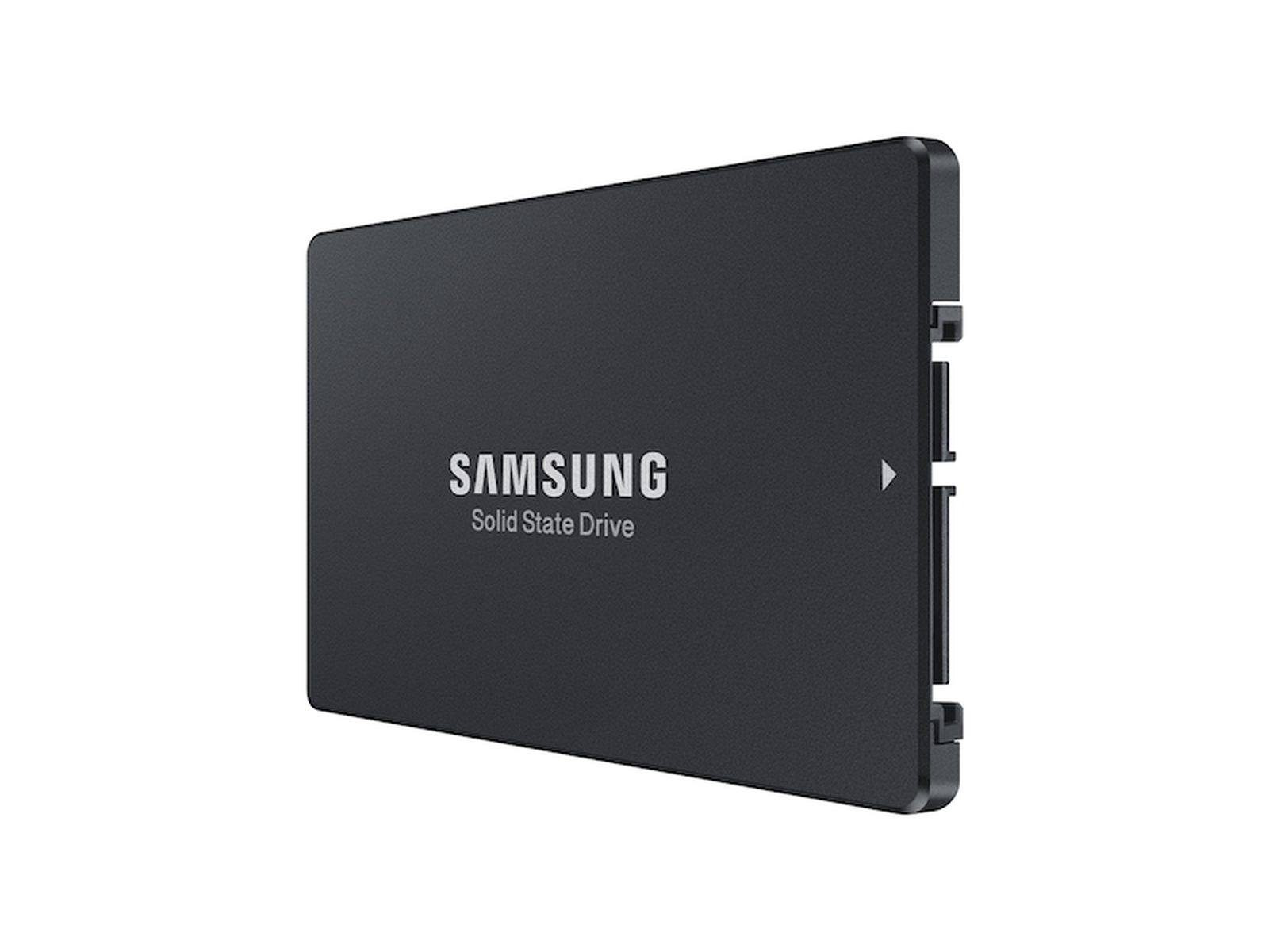 Czarny dysk SSD (Solid State Drive) Samsung.