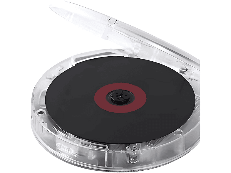 DECOME Transparenter CD-Player mit lntegriertem Lautsprecher und ...