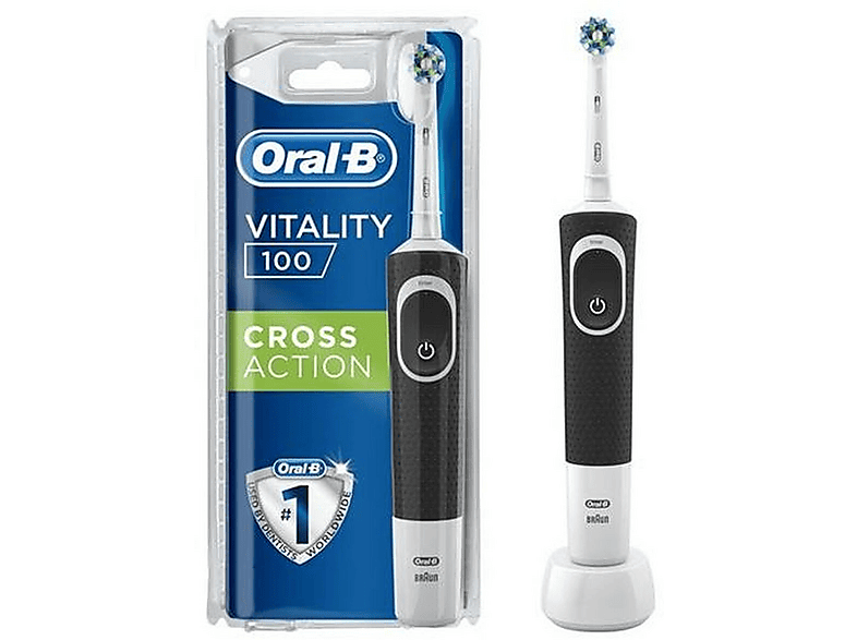 ORAL-B D100 Vitality Cross Action Elektrikli Diş Fırçası Siyah