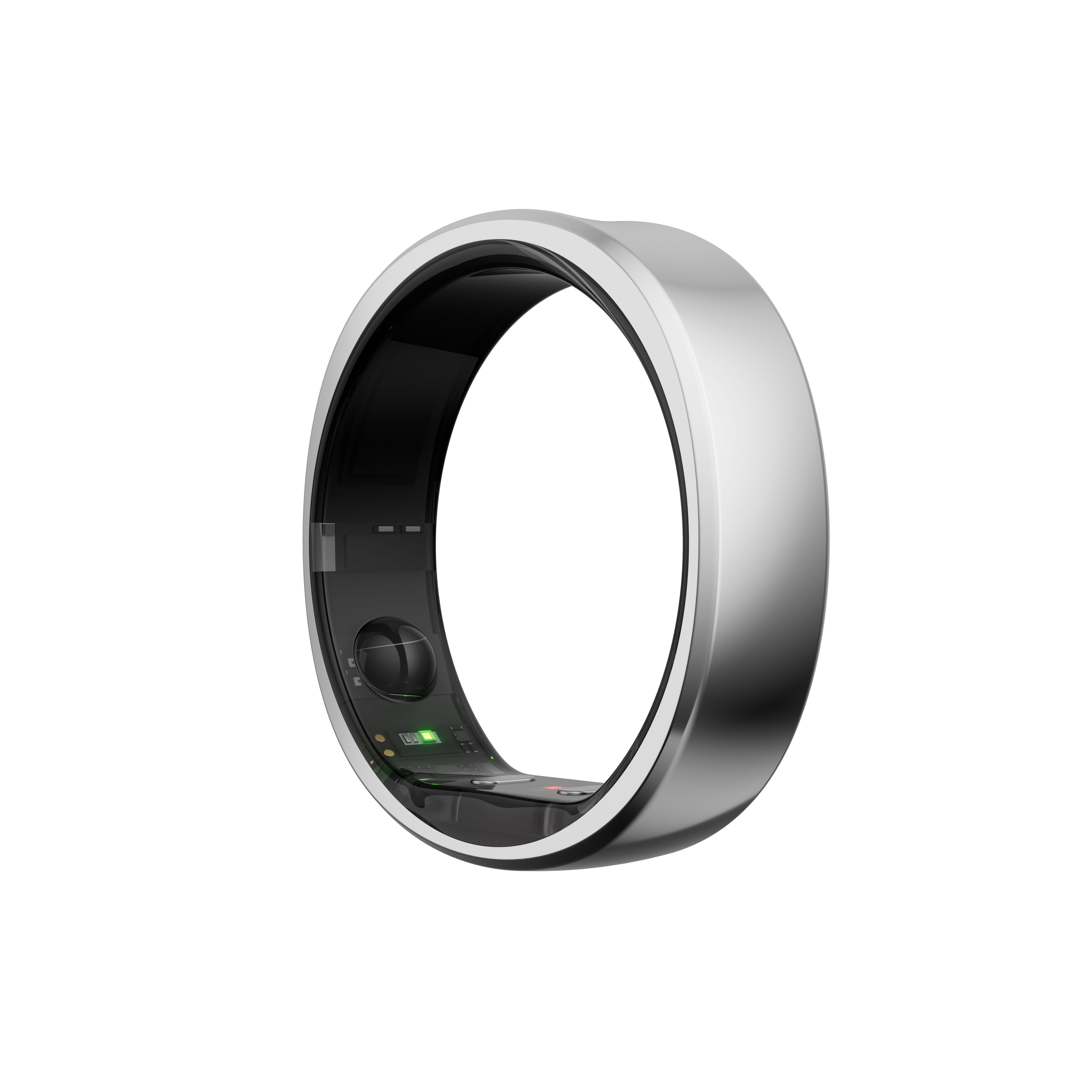 RINGCONN Gen2 Smart Ring Größe 10 Smart Ring | Silber | SATURN