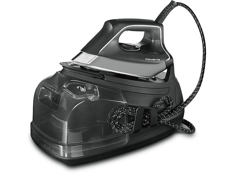 Rowenta VR8220 Powersteam Strijkijzer met stoomgenerator, druk tot 6,5 bar, 2200 W, 1,5 liter, stoomstoot 350 g/min, stoomstrijkijzer met roestvrijstalen plaat, eco-modus