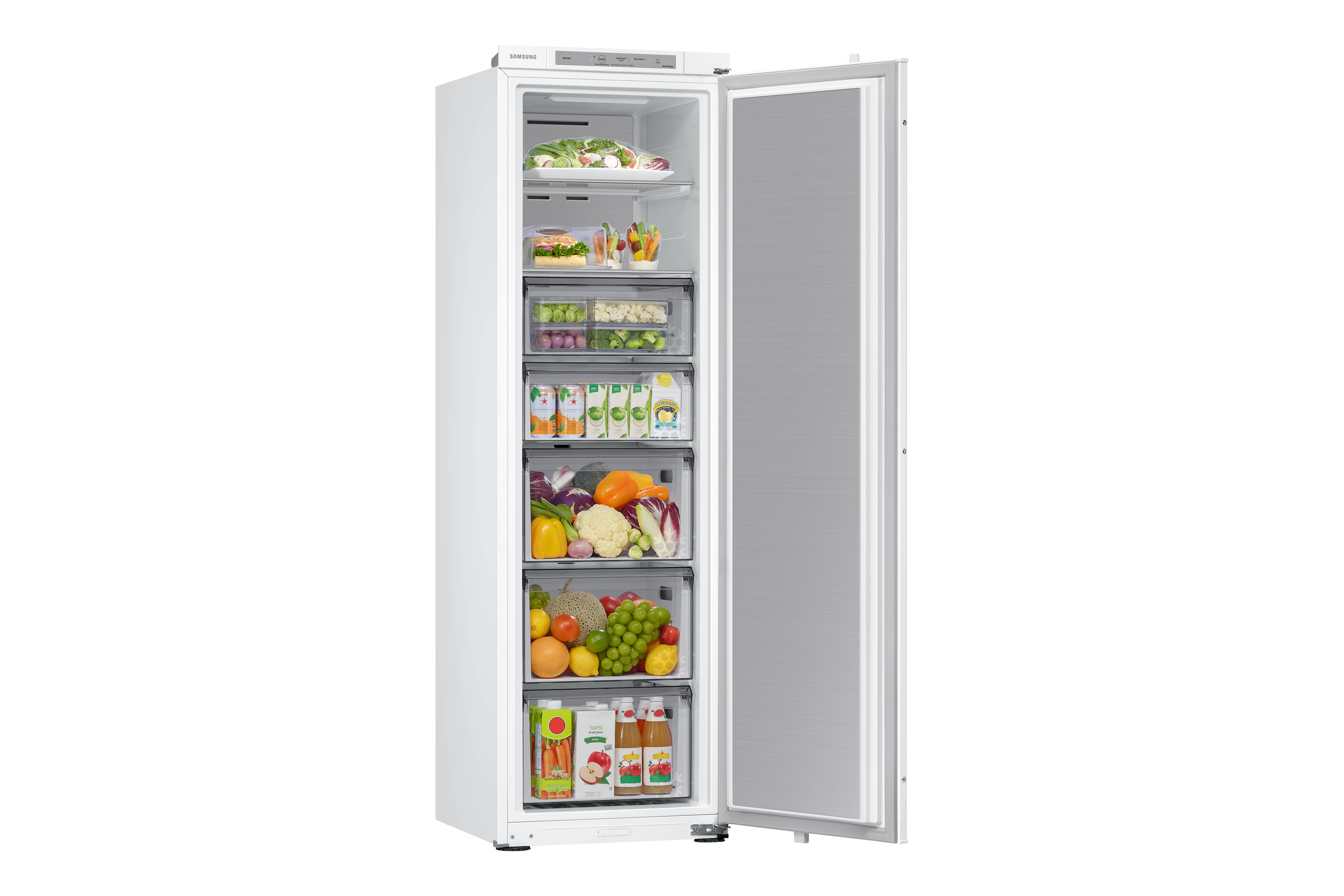 SAMSUNG Samsung BRZ22700EWW Gefrierschrank Freistehend 218 l E Weiß Gefriertruhen & Gefrierschränke (E, 86,5 cm hoch)