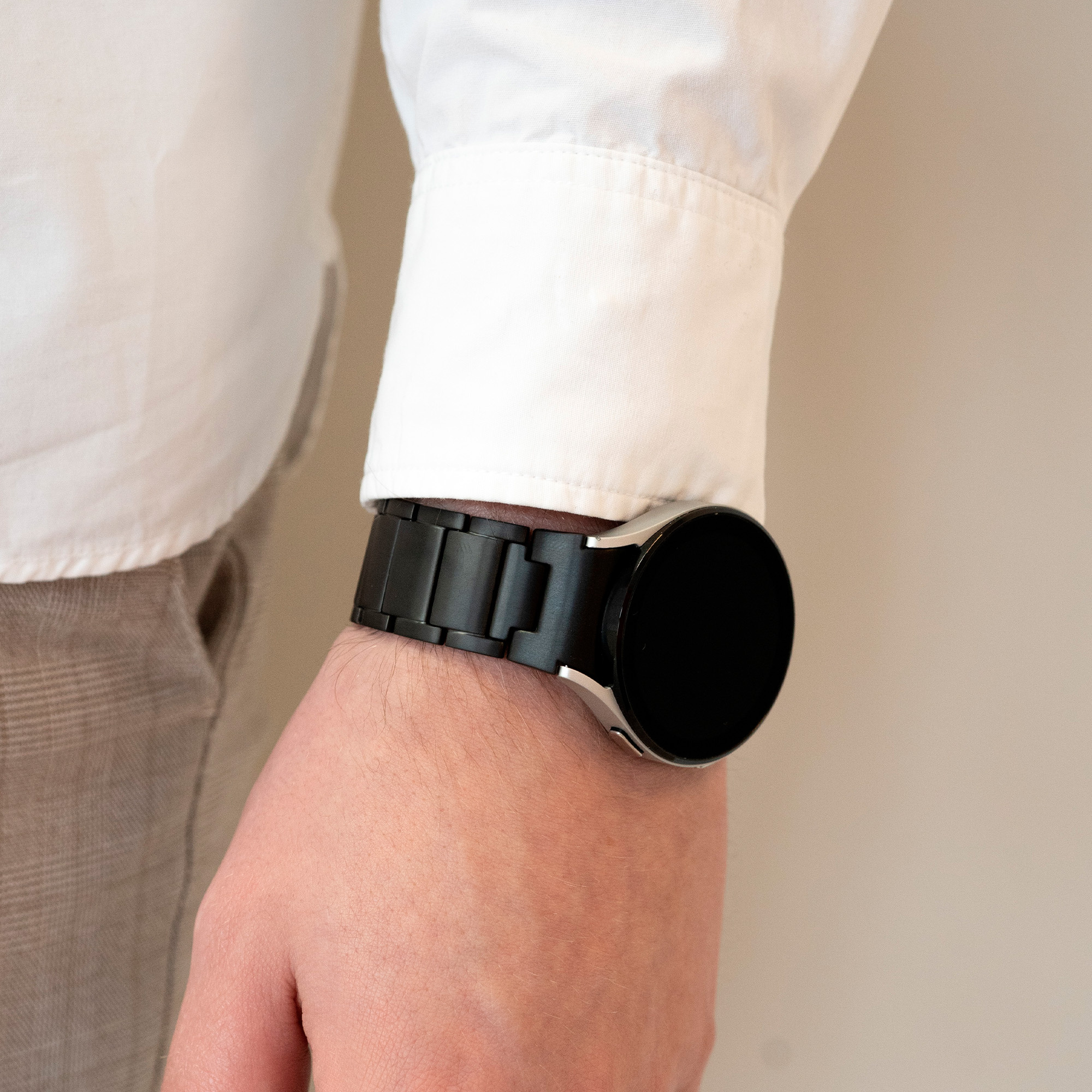 Galaxy Watch Metall Uhrenarmband Wechseln Lederarmband Für Samsung