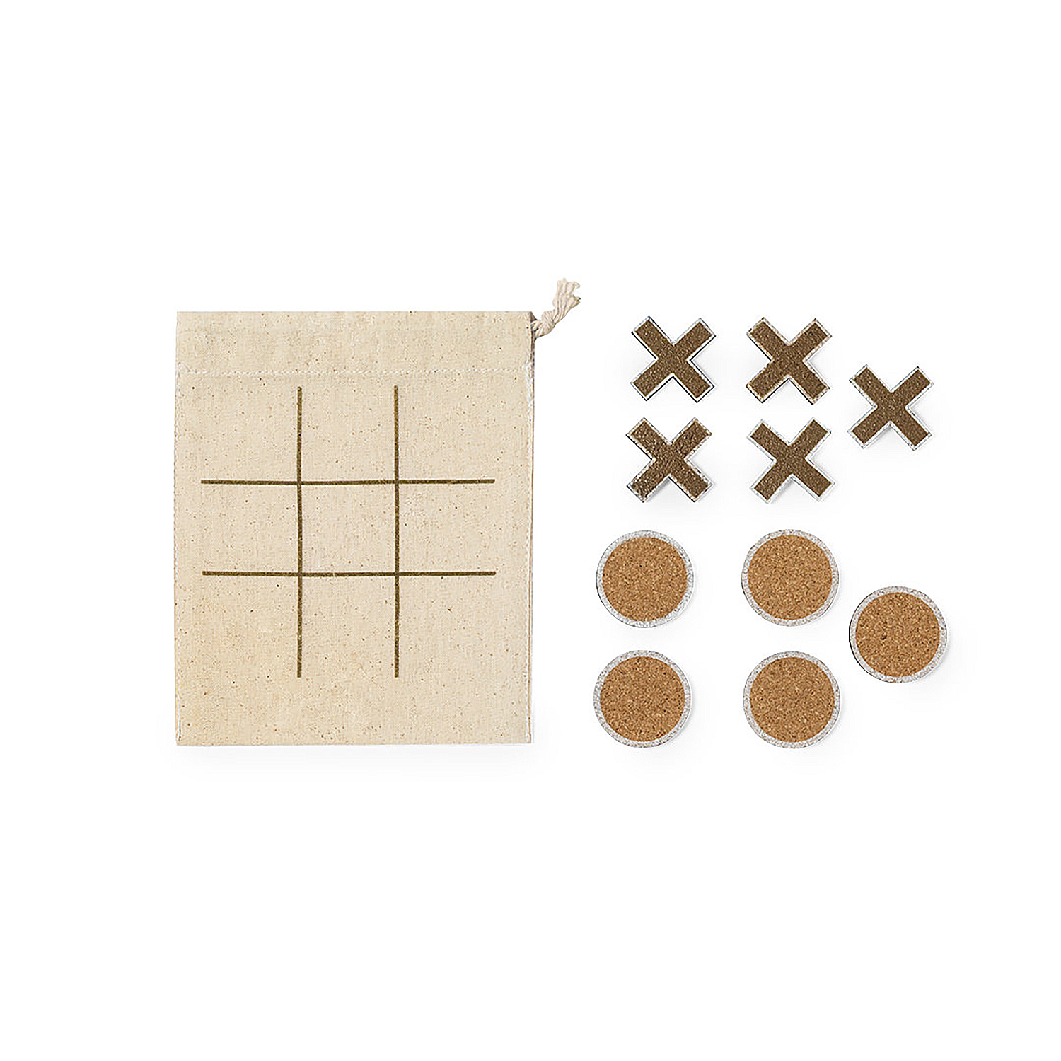 GIOCO DA TAVOLO DAM DM20161C41 - tris in legno, 10 pezzi, tema classico, dimensioni 16x14 cm