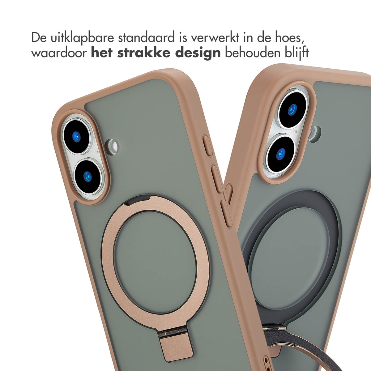 ACCEZZ Protettiva SH00081236 Custodia per Apple Smarphone, Marrone