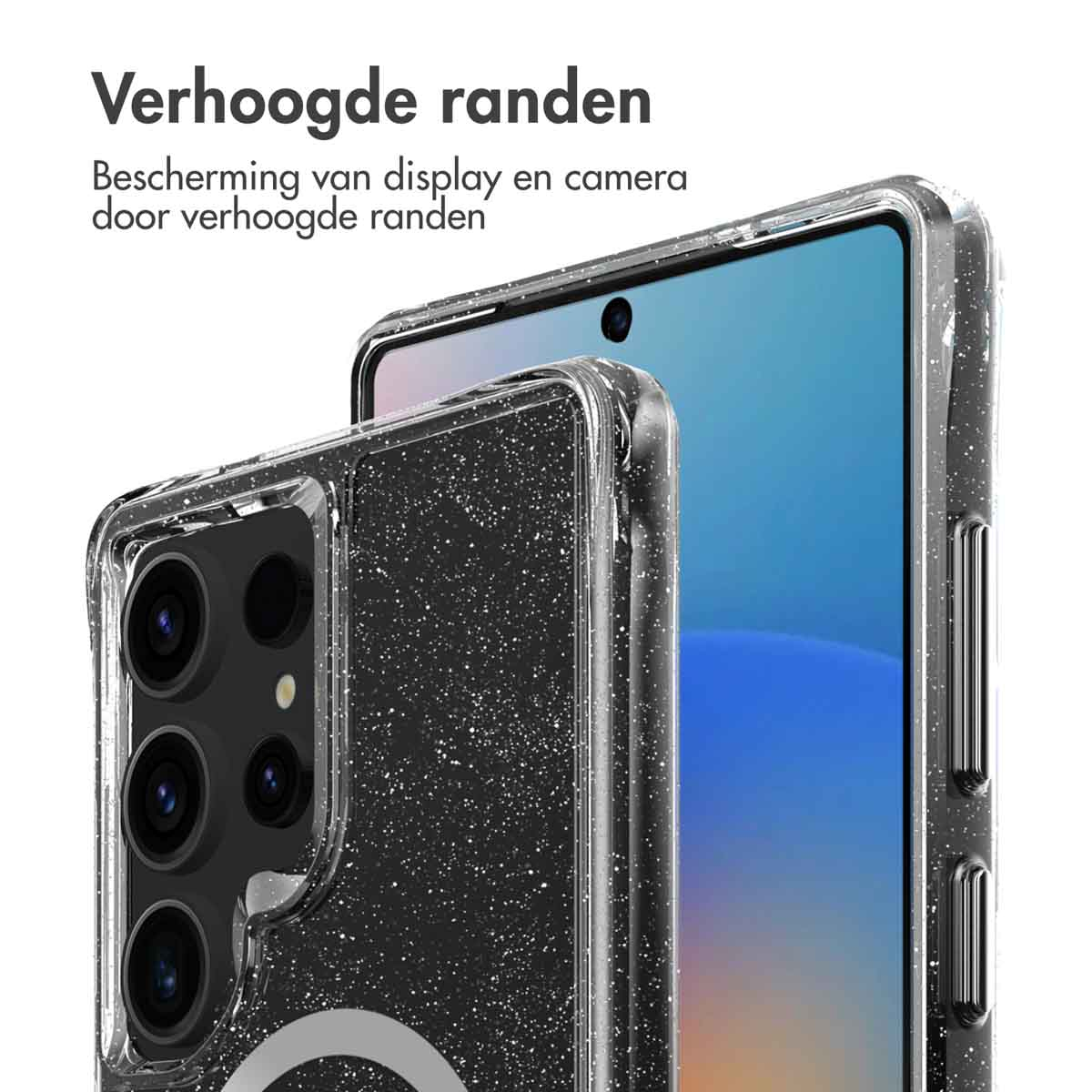 IMOSHION Coque arrière compatible avec Samsung Galaxy S25 Ultra Étui de Téléphone voor Samsung Samsung Galaxy S25 Ultra Argent