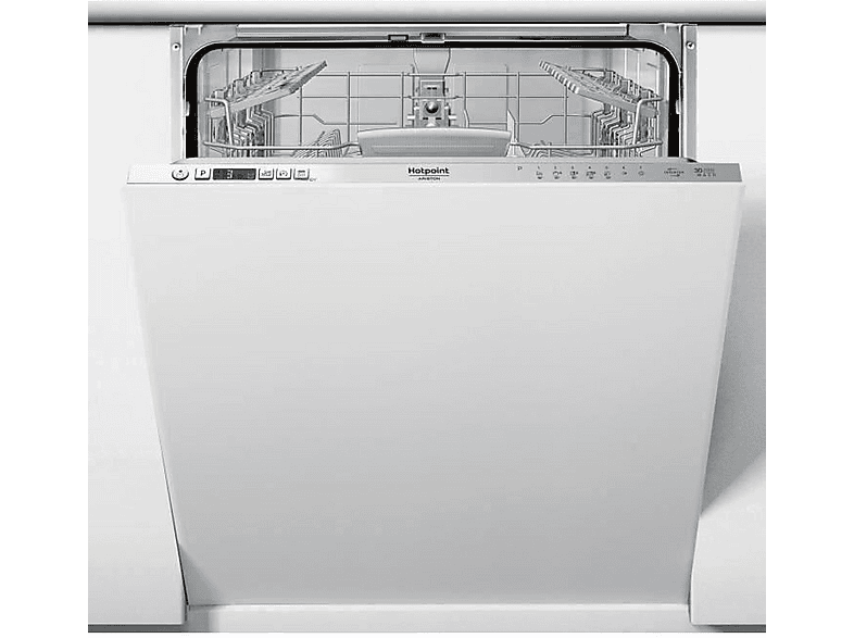 HOTPOINT HI5030W Geschirrspüler (vollintegrierbar (Besteckkorb, 598 mm breit, 43 dB (A), D)