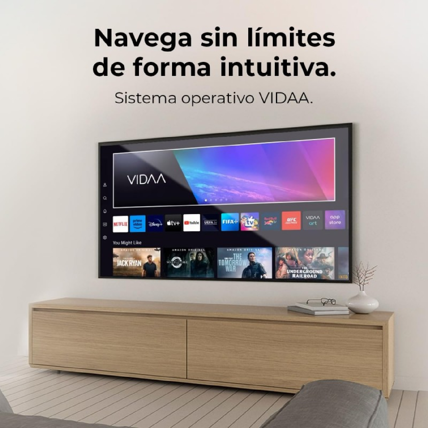 TV LED 40" - CECOTEC A5 series ALF50040, Full-HD, Smart TV, Multicolor