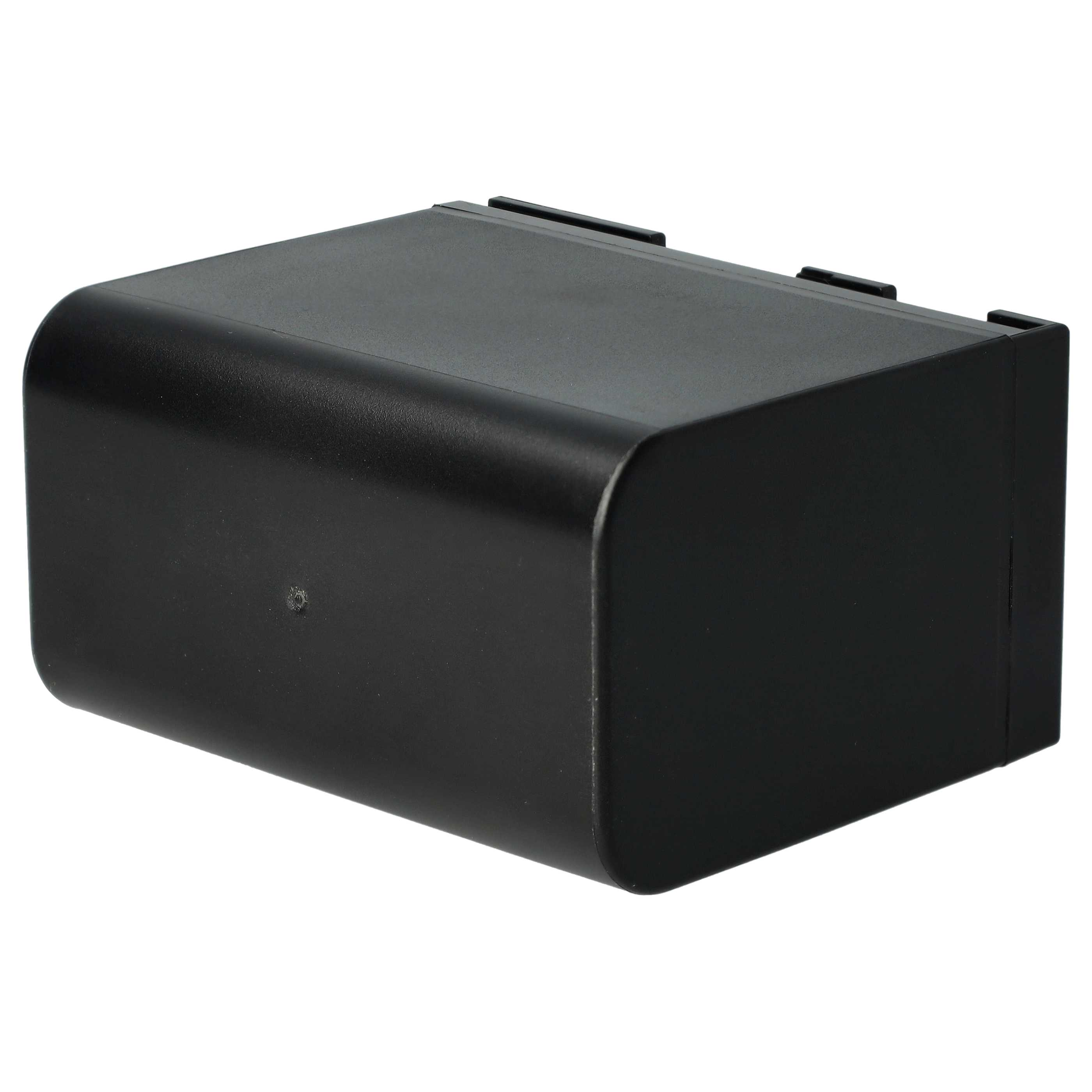 Schwarze Box. Sie hat eine rechteckige Form. Die Box steht auf weißem Grund.