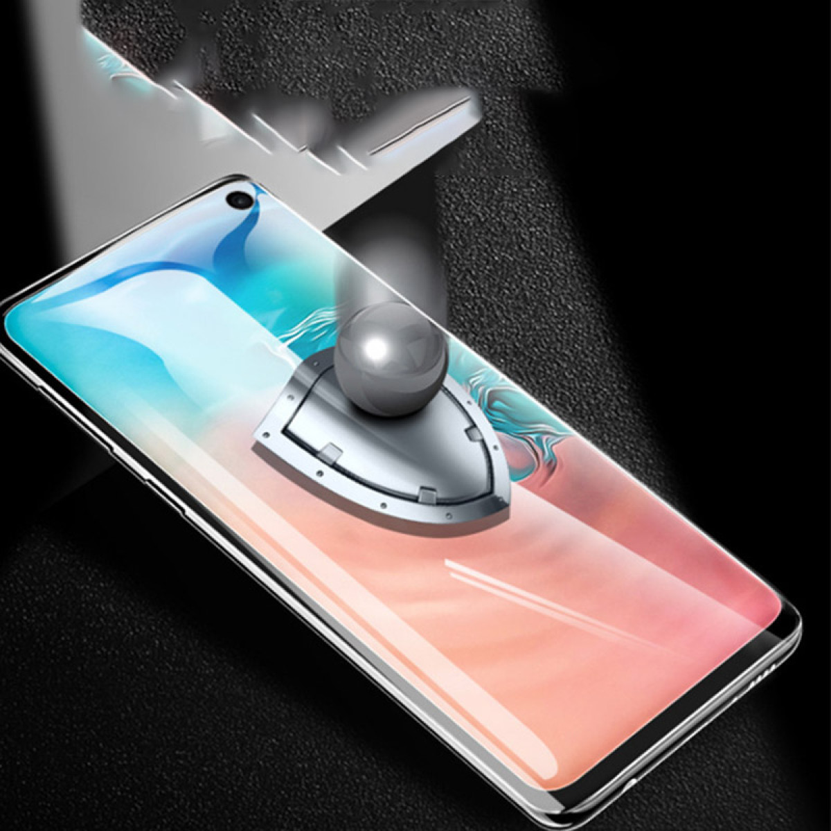 Mr.Shield Pellicola Protettiva per Google (Pixel 4 XL) Vetro Temperato [9H Durezza] [3 Pezzi] Protezione Schermo Senza Bolle