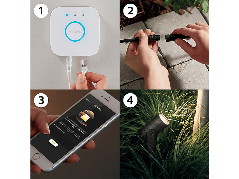 Philips Hue buitenspots en tuinspots